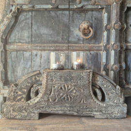 Houten ornament / kandelaar 3