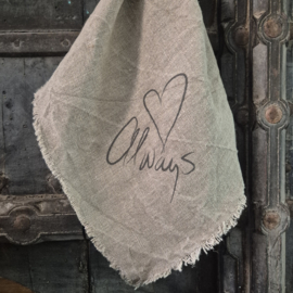 Shabby doek Always