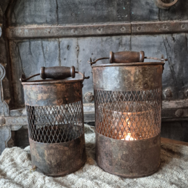 Industriele kandelaar met hengsel (klein)