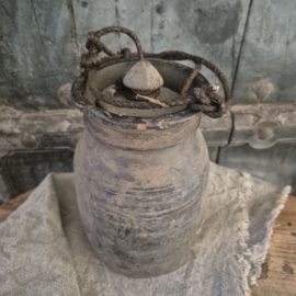 Nepalese kruik met deksel S 3