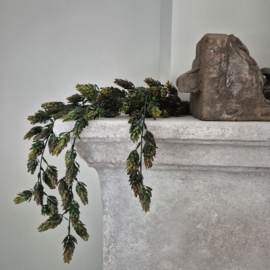 Hop kunsthanger bruin/groen