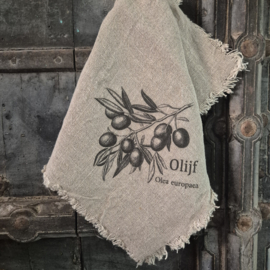 Shabby doek Olijf
