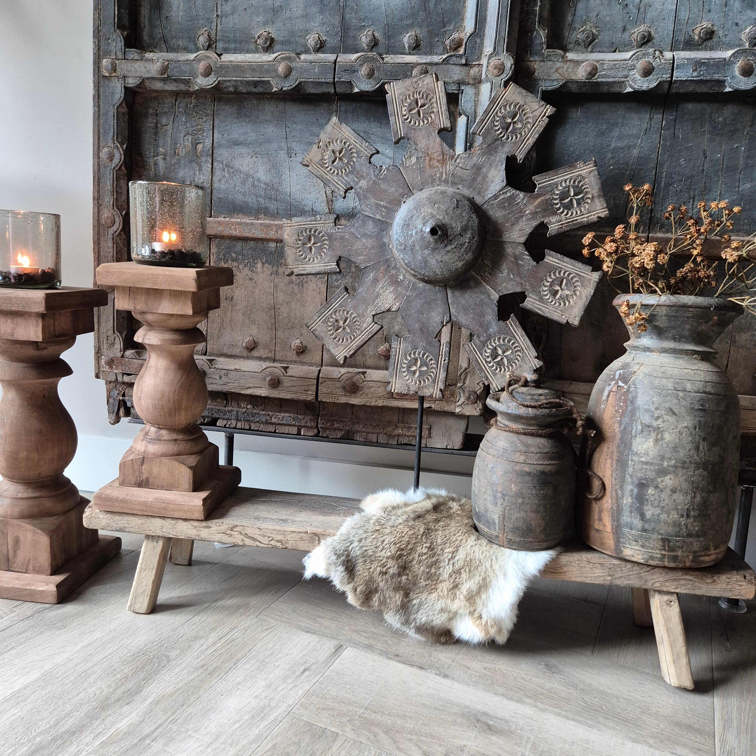 Vensterbank decoratie landelijke stijl / set