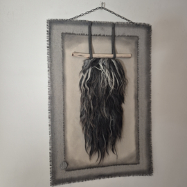 Kalkdoek met woltoef