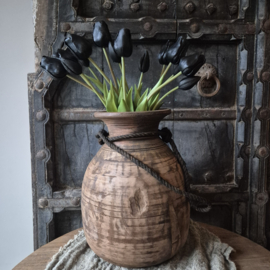 Kunsttulpen bosje zwart 7st.