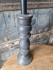 Houten kandelaar black 1