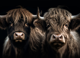 Spatscherm Hooglanders