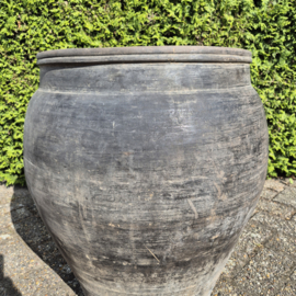 Claypot India grijs / kleipot XL