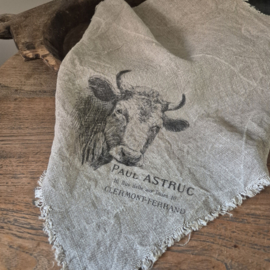 Shabby doek Koe