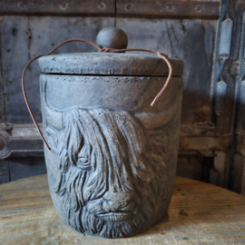 Brynxz hooglander pot met deksel (groot)