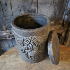 Brynxz pot met deksel hooglander