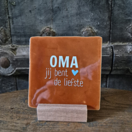 Tegeltje oma 2