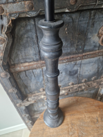 Houten kandelaar black 4