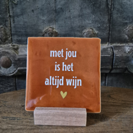 Tegeltje wijn