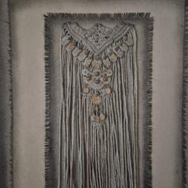 Macrame kalkdoek 1