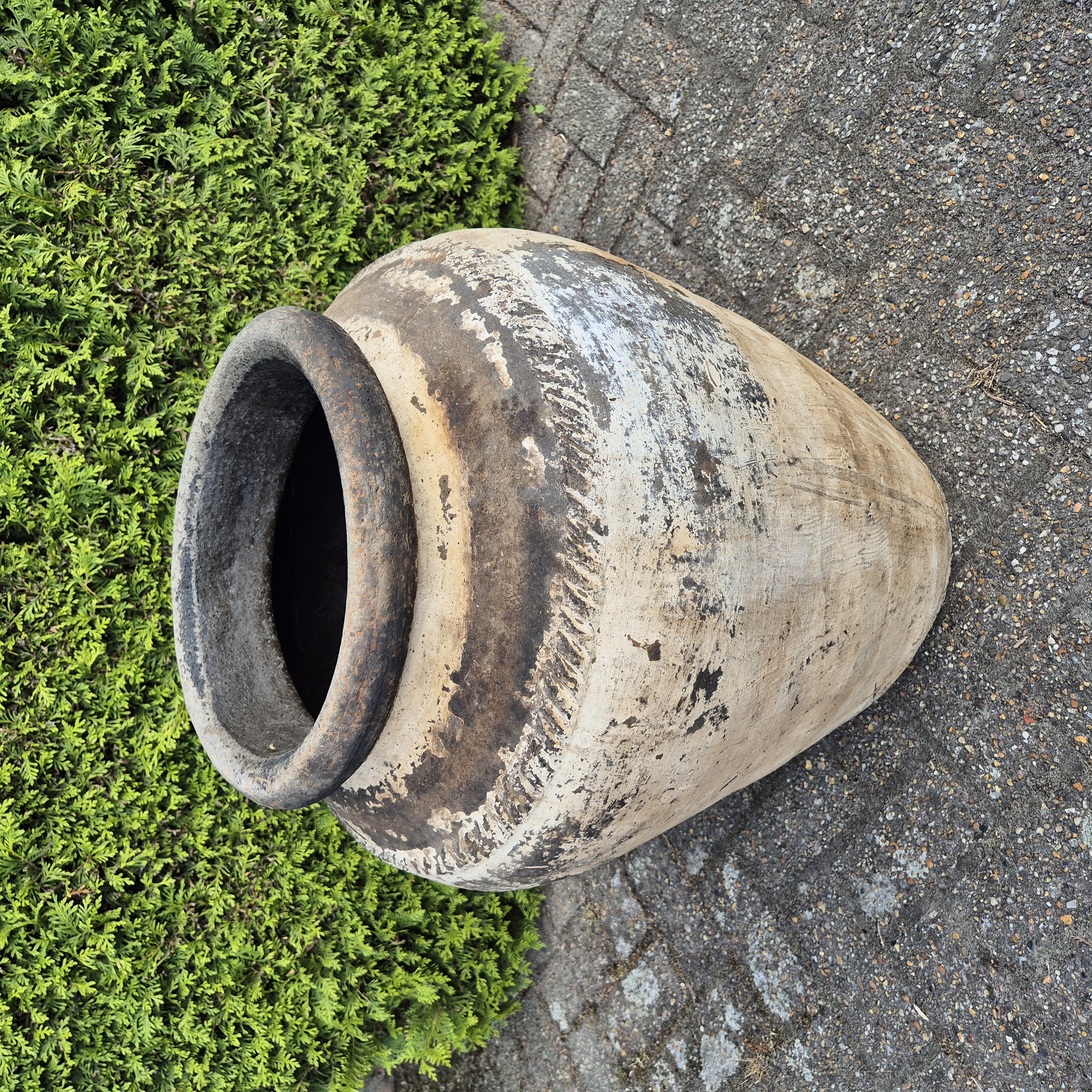 Claypot India beige / kleipot XL