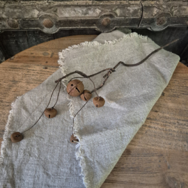 Belletjes ketting roest (klein)