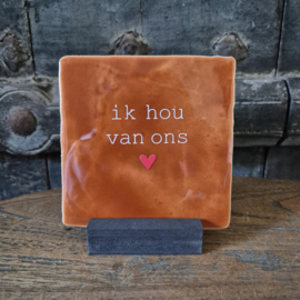 Tegeltje houden van