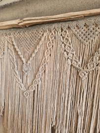 Kalkdoek macrame 1