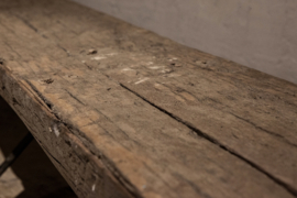 Houten wandplank oud hout 100cm