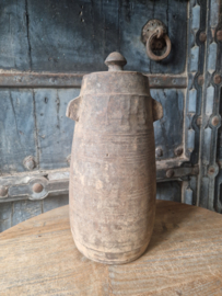 Nepalese kruik met deksel L 2