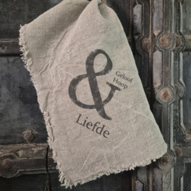 Shabby doek Geloof Hoop Liefde