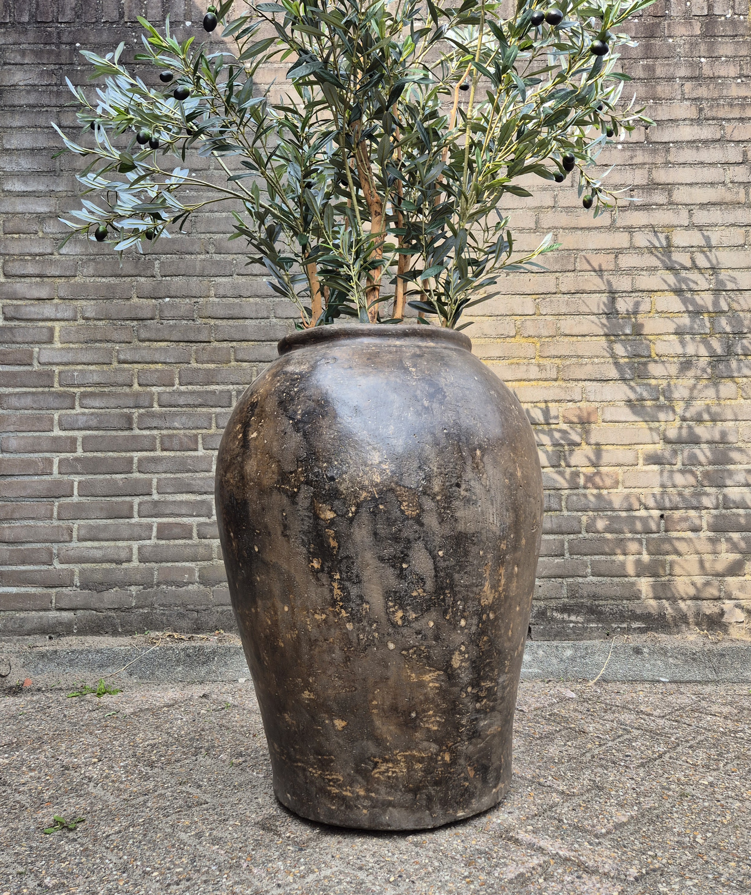 Claypot India bruin / kleipot XL
