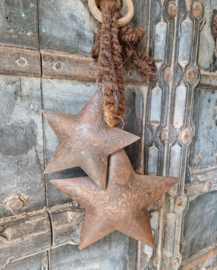 Metalen / roest ster 20cm