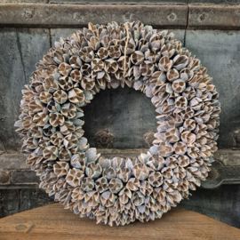 Bakuli krans white wash 30cm