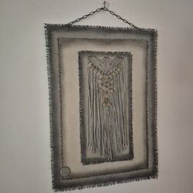Macrame kalkdoek 1