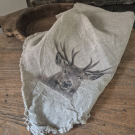 Shabby doek Hert (gekleurd)