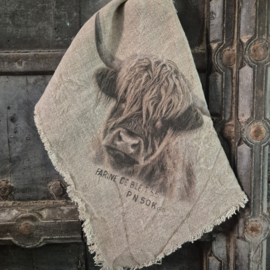 Shabby doek Hooglander 1