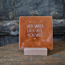 Tegeltje vier vaker
