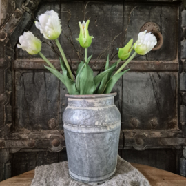 Kunsttulpen bosje wit (parkiet)