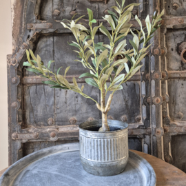 Zinken bloempot 2 (groot)