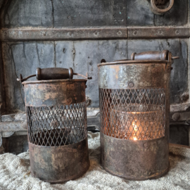 Industriele kandelaar met hengsel (klein)