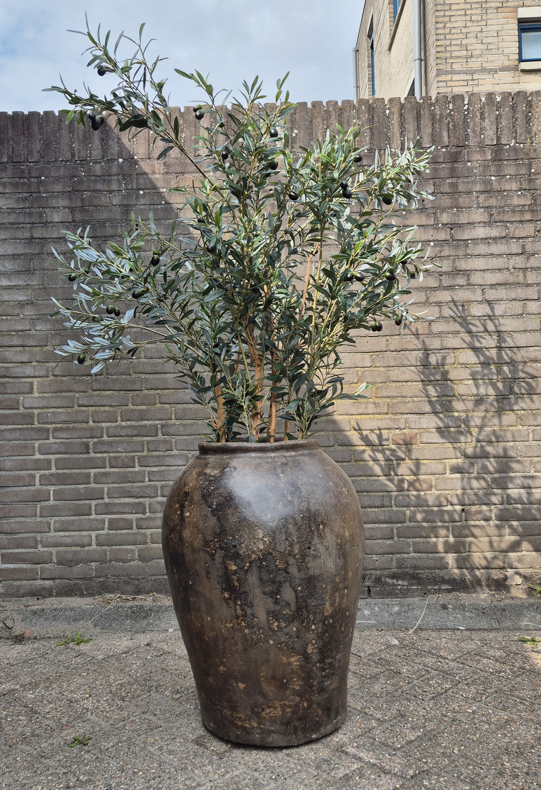 Claypot India bruin / kleipot XL