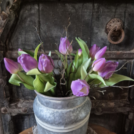 Kunsttulpen bosje lila