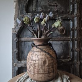 Kunsttulpen bosje grijs (parkiet)