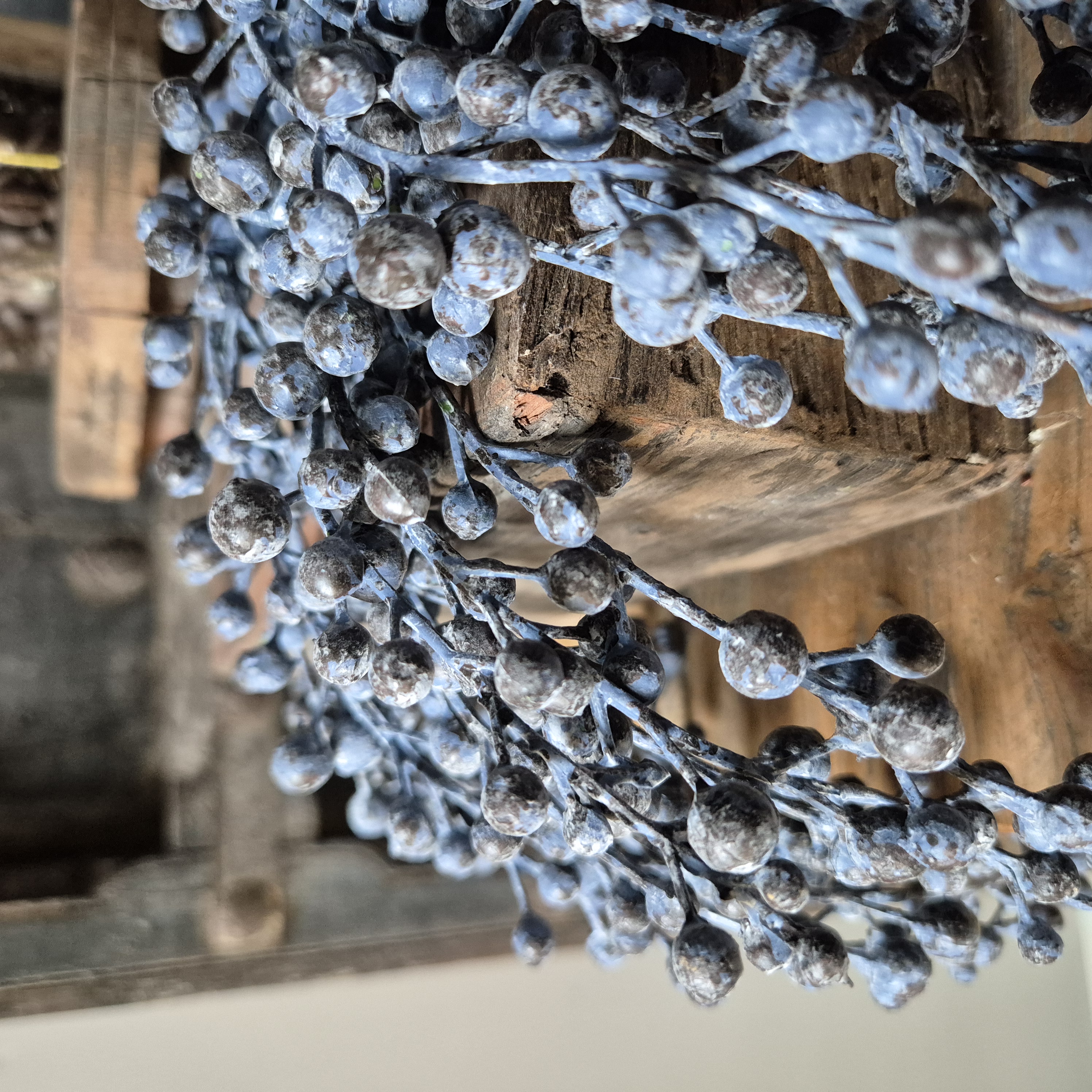 Kunst dadeltak blauw/grijs/zwart