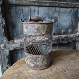 Industriele kandelaar met hengsel (groot)