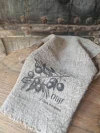 Shabby doek Olijf