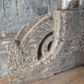 Houten ornament / kandelaar 3