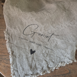 Shabby doek Geniet