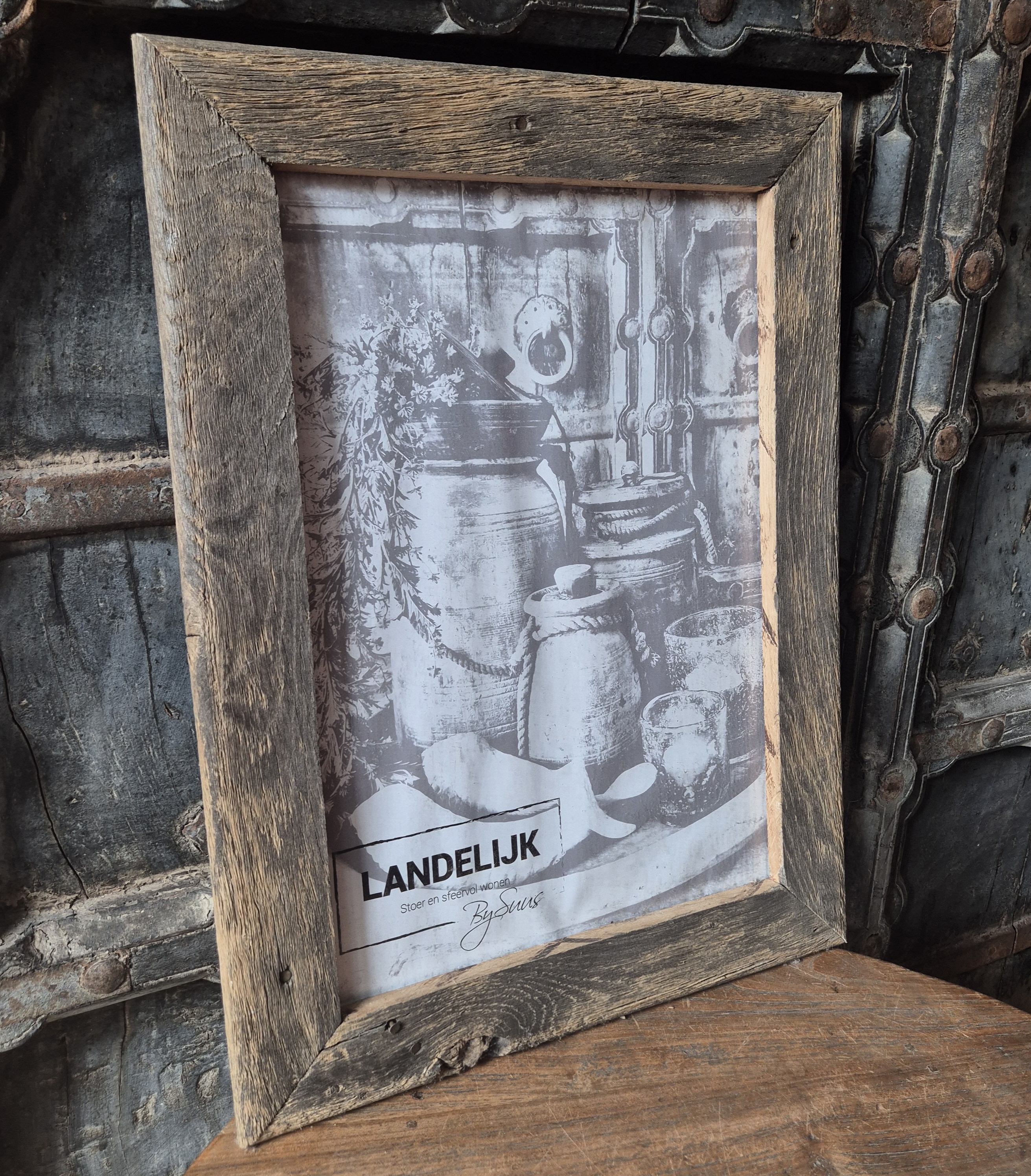 Prototype landelijke, truckwood fotolijst A3