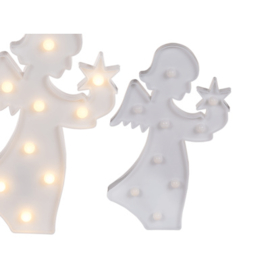 Witte engel met licht