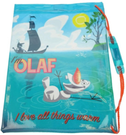 Disney Frozen Olaf Zwemtas met trekkoord voor Kinderen Blauw – 32x41x2cm | Zwemles | Schoolzwemmen | Tas voor Zwemspullen voor Jongens en Meisjes | Gymtas | Sporttas