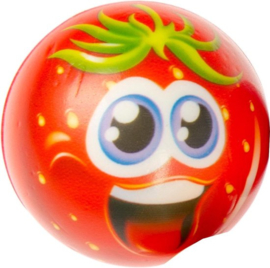 Anti-stressbal Aardbei Junior 6,5 Cm Foam Rood