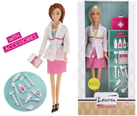 LAUREN Dokter tienerpop barbie met accessoires