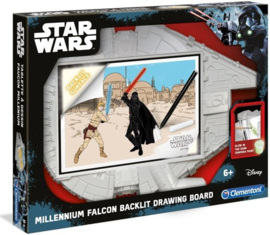 Star Wars Millennium Falcon tekenbord met licht